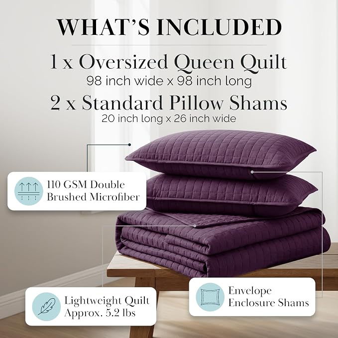 Southshore Fine Living, Inc. Quilts, Queen Size/Full Size Quilt Bedding Set - Image 2