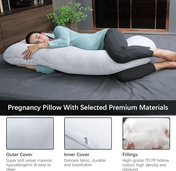 MOON PARK Pregnancy Pillows for Sleeping - Image 3