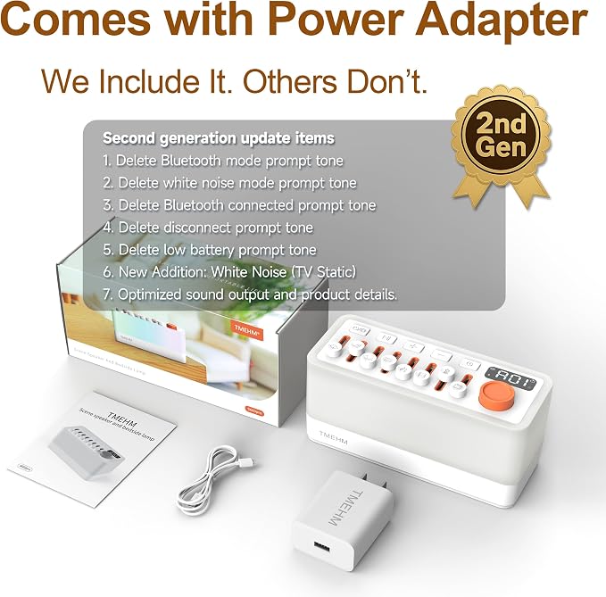TMEHM 3-in-1 Sleep Sound Machine - Image 2