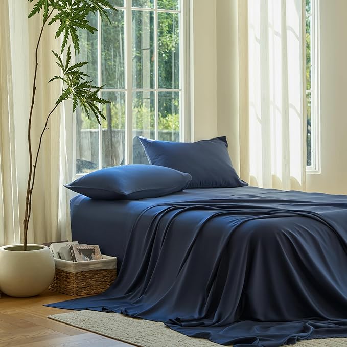 DOZ Sheet Set, 100% Viscose derived from Bamboo, Organically Grown, Buttery Soft by DOZ