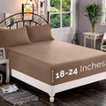 Elegant Comfort 1500 Premium Quality Fitted Sheet Ultra Soft 18-24 Inch Extra by ELEGANTCOMFORT