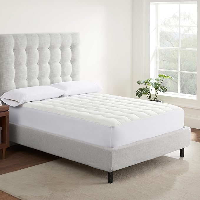 Serta Air Dry Extra Comfort Performance Fabric Quilted Mattress Pad, Cooling by Serta