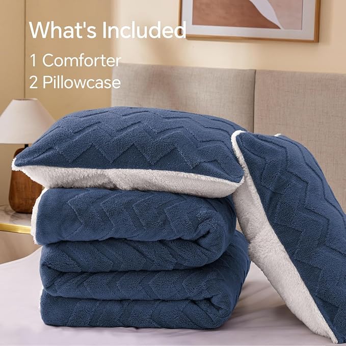 BEDELITE Fluffy Full Size Comforter Set - Image 7