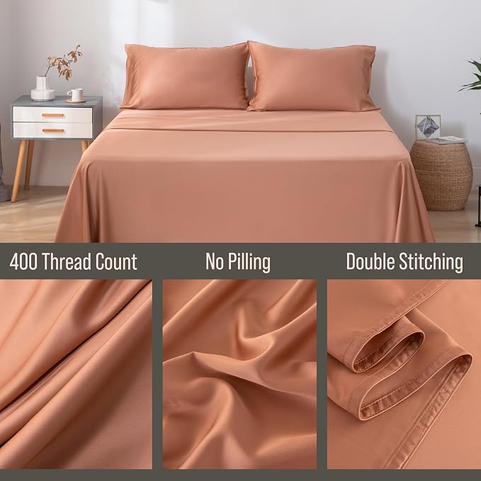 Bella Coterie | Luxury Bamboo Viscose Queen Size Pillowcase Set | 100% - Image 3