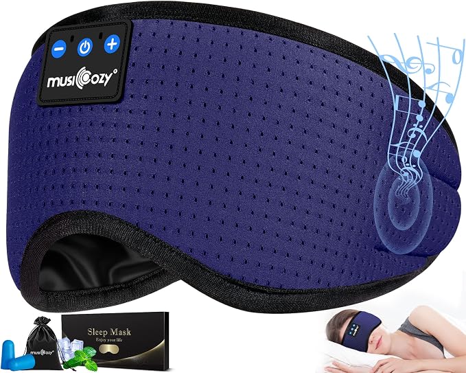 MUSICOZY Sleep Headphones Bluetooth 5.4 Headband Breathable Sleeping Headphones by MUSICOZY