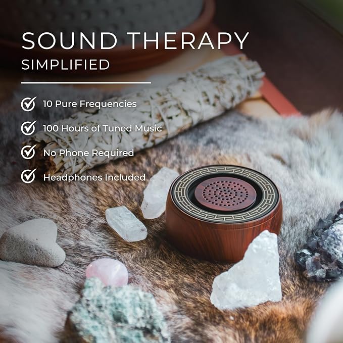 Sound Therapy Device | 10 Pure Frequencies Including Every Solfeggio Frequency - Image 2