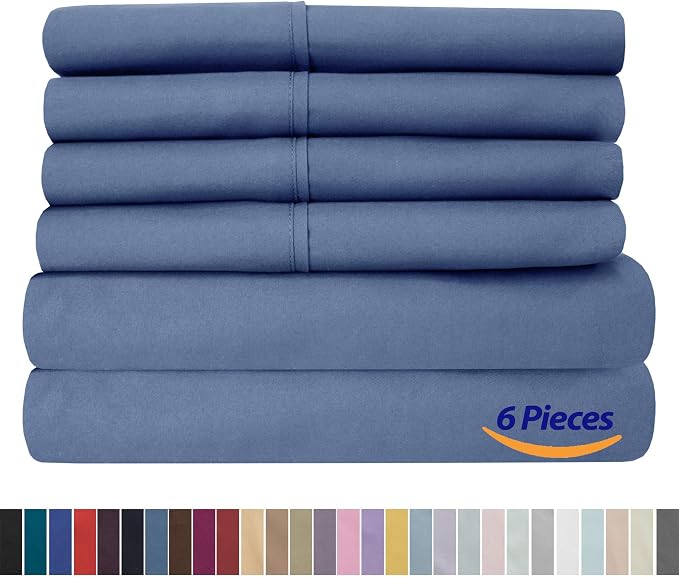 Sweet Home Collection 6 Piece 1500 Supreme Collection Brushed Microfiber Deep - Image 6