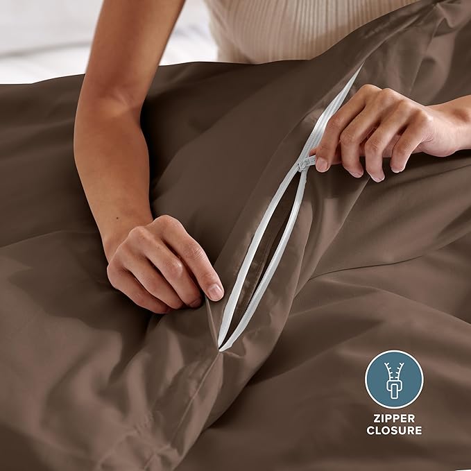 Bare Home Bedding Duvet Cover California King Size - Image 6