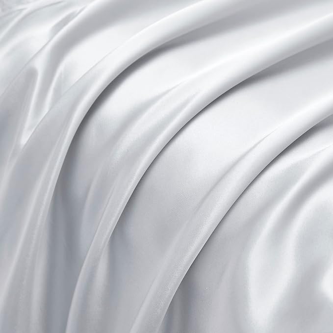 Satin Pillowcases with Zipper （20x30）, Queen Size Pillowcases Set of 2 - Image 5