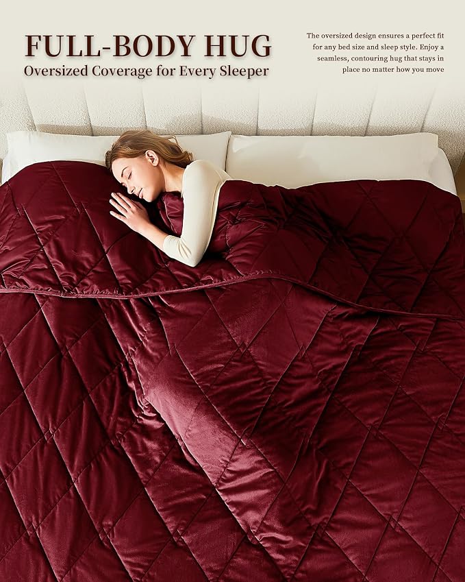 L'AGRATY Queen/King Size Weighted Blanket - Image 7
