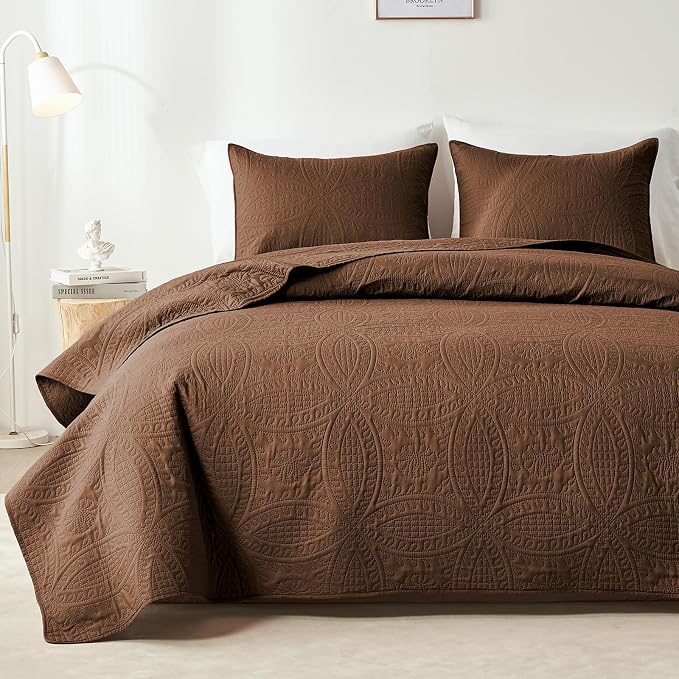 akkialla King/Cal King Quilt Bedding Set, Lightweight Soft Bedspread Coverlet by akkialla