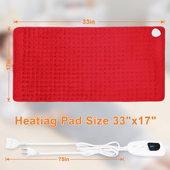 Deepsoon Heating Pad, Electric Heating Pads - Image 8