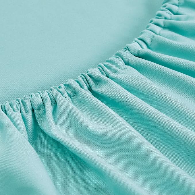 FreshCulture Queen Fitted Sheets, Bulk Pack of 6, Deep Pocket, Soft Microfiber - Image 2