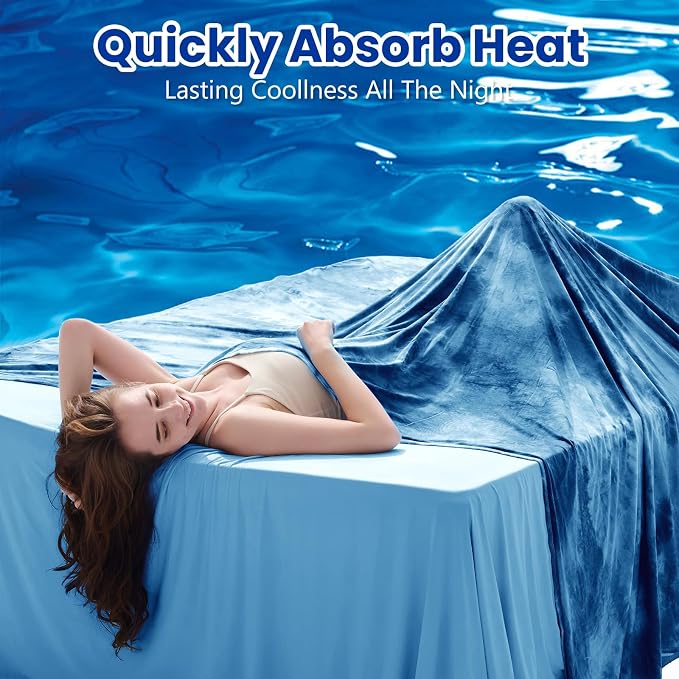Topcee Cooling Throw Blanket for Hot Sleepers, Arc-Chill Q-Max >0.5 Cool Fiber - Image 2