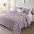 Whale Flotilla Ultra Soft Twin Quilt Bedding Set, Lightweight Microfiber Lilac by WHALEFLOTILLA