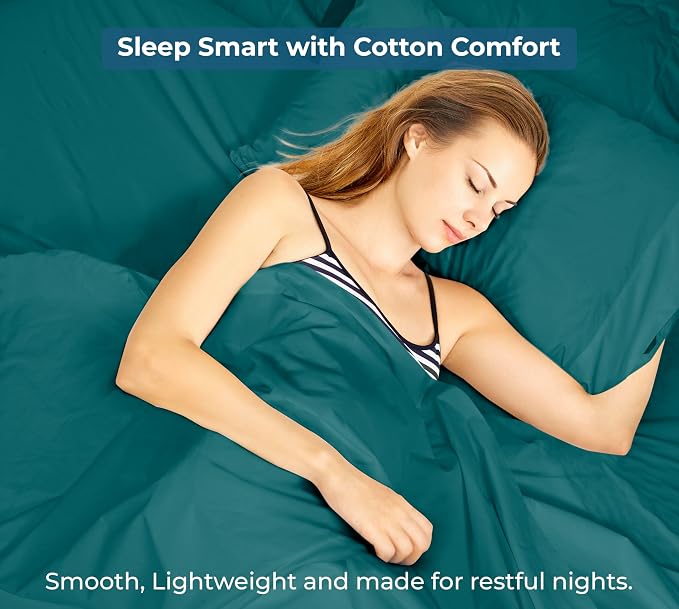 Royale Linens 100% Organic Cotton King Flat Sheet Only - Image 9