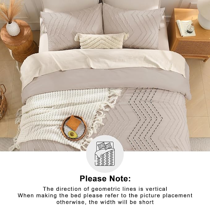 Andency Linen Twin/Twin XL Comforter Set, Twin Bed Comforter - Image 5