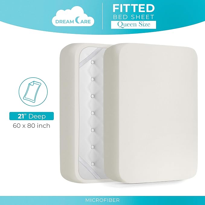 DREAMCARE Queen Fitted Sheet - Image 5