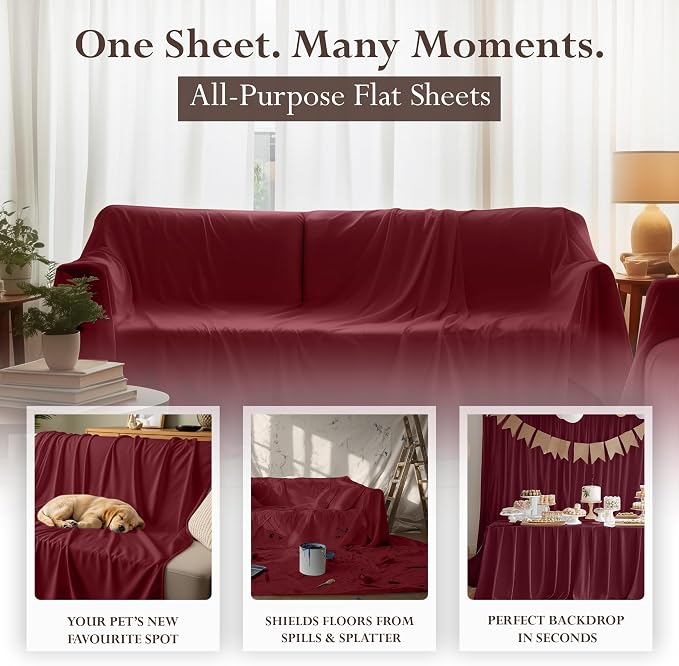 Utopia Bedding Flat Sheet - Image 5