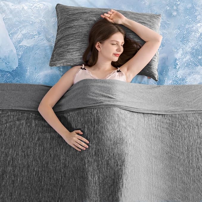 Elegear Revolutionary Cooling Blanket King, Absorbs Heat to Keep Body Cool by Elegear