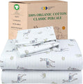 California Design Den Printed Full Size Cotton Sheet Set, 100% Organic Cotton by CaliforniaDesignDen