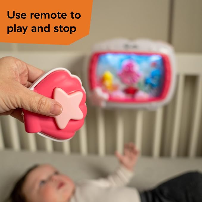 Baby Einstein Sea Dreams Soother Musical Crib Toy and Sound Machine, Newborn - Image 8