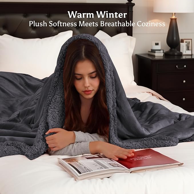 Electric Heated Blanket Twin Size 62" x 84" - Image 3