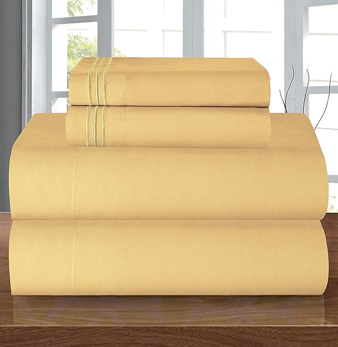 Elegant Comfort Luxury 1500 Premium Hotel Quality Microfiber 4-Piece Sheet Set by ELEGANTCOMFORT