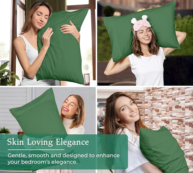 Royale Linens Queen Pillowcase Set of 2 - Image 4