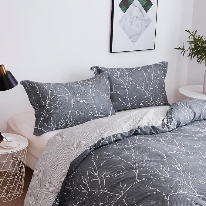 OAITE Duvet Cover Set, 100% Cotton Comforter Cover - Image 4