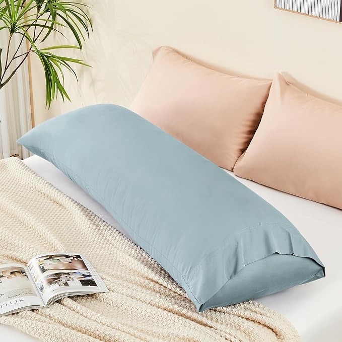 BEDELITE Body Pillow Cover, Rayon Made from Bamboo, Cooling Body Pillow Case - Image 8