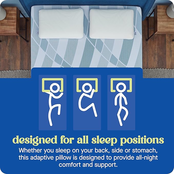 Sealy Dreamlife Queen Size Memory Foam Cooling Pillow - Image 5