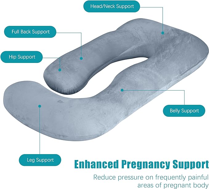 Cute Castle Pregnancy Pillows, Soft U-Shape Maternity Pillow - Image 4