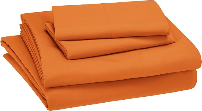 Amazon Basics Kid's Soft, Breathable, Easy-Wash Microfiber 4-Piece Sheet Set - Image 2