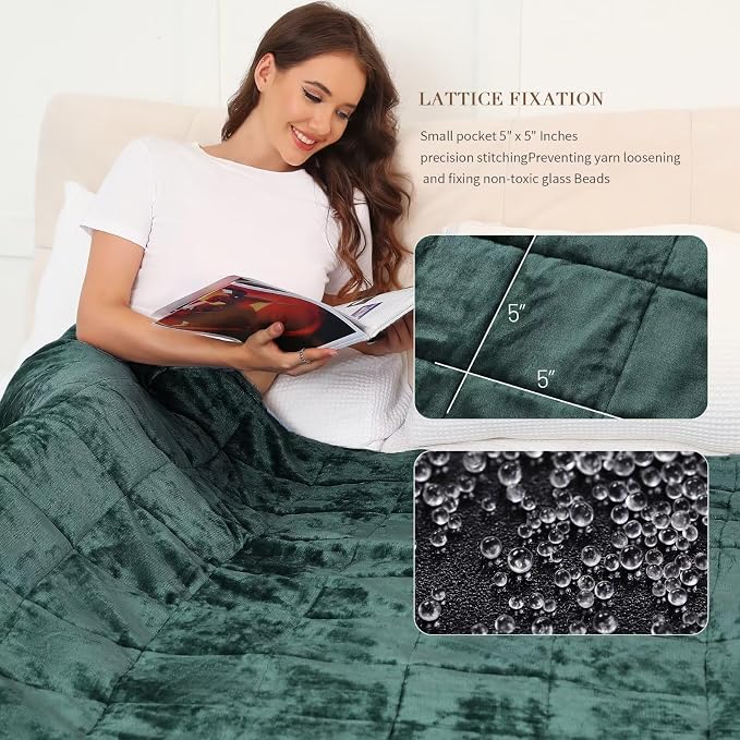 Alomidds Sherpa Fleece Weighted Blanket - Image 4