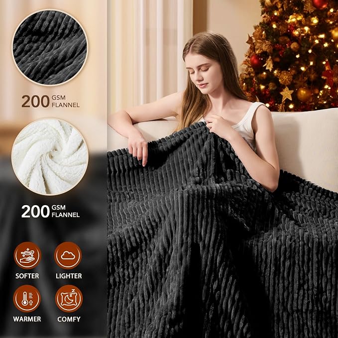 Homemate Electric Heated Blanket Twin Size - Image 2
