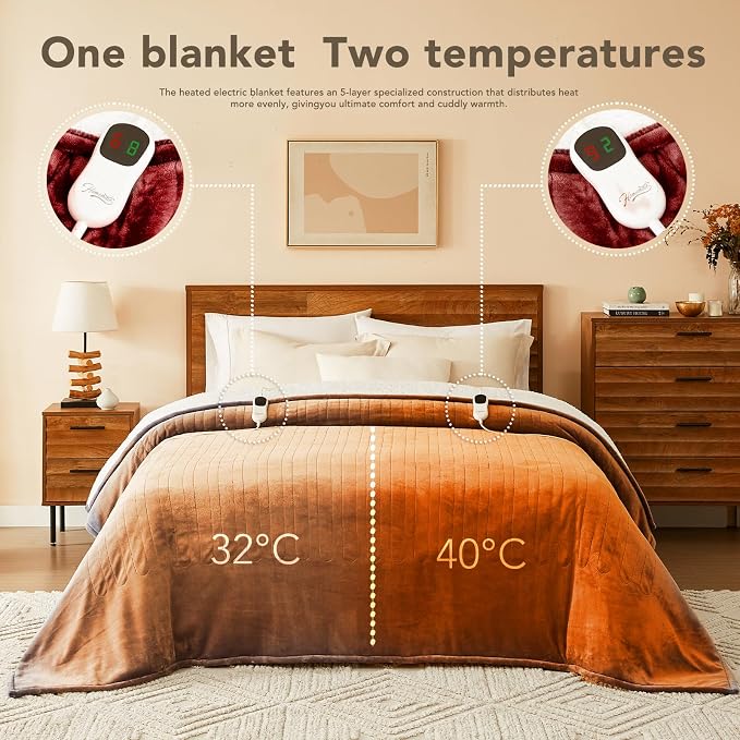 Homemate Electric Heated Blanket King - Image 6