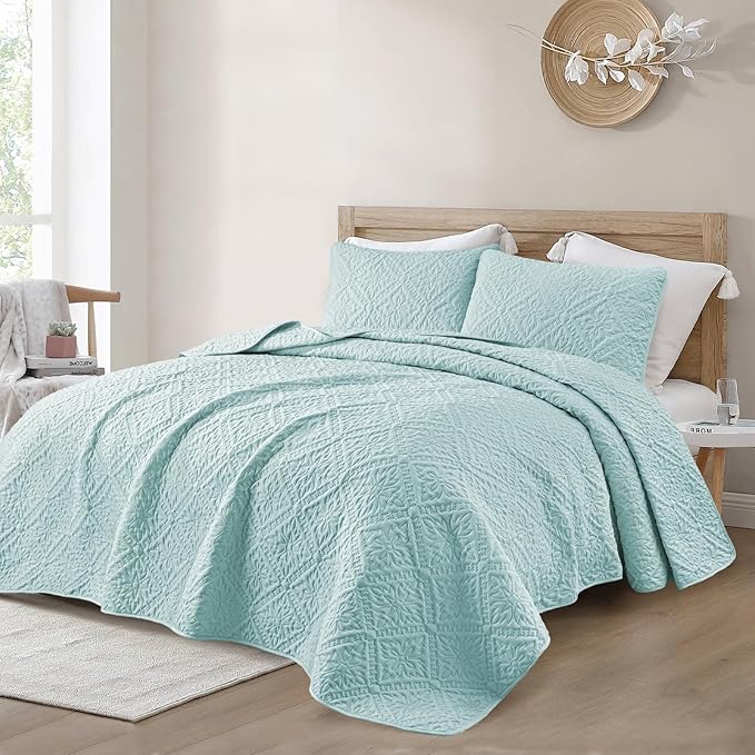 Exclusivo Mezcla Queen Quilt Bedding Set, Lightweight Soft Bedspreads Coverlets - Image 2