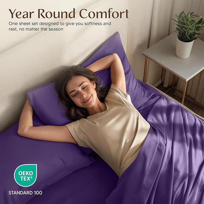 Utopia Bedding Queen Size Sheet Set – 4 Piece Bed Sheets, Soft and Breathable - Image 5