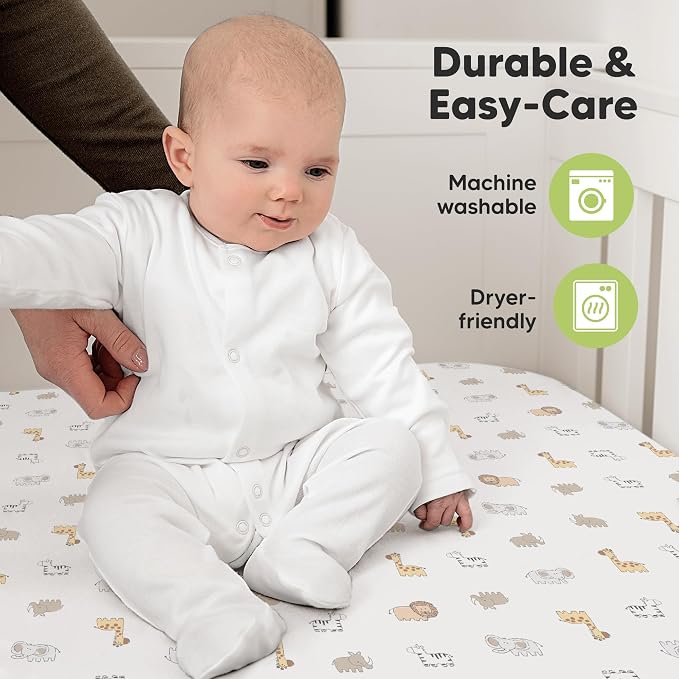 KeaBabies 2-Pack Organic Crib Sheets - Image 7