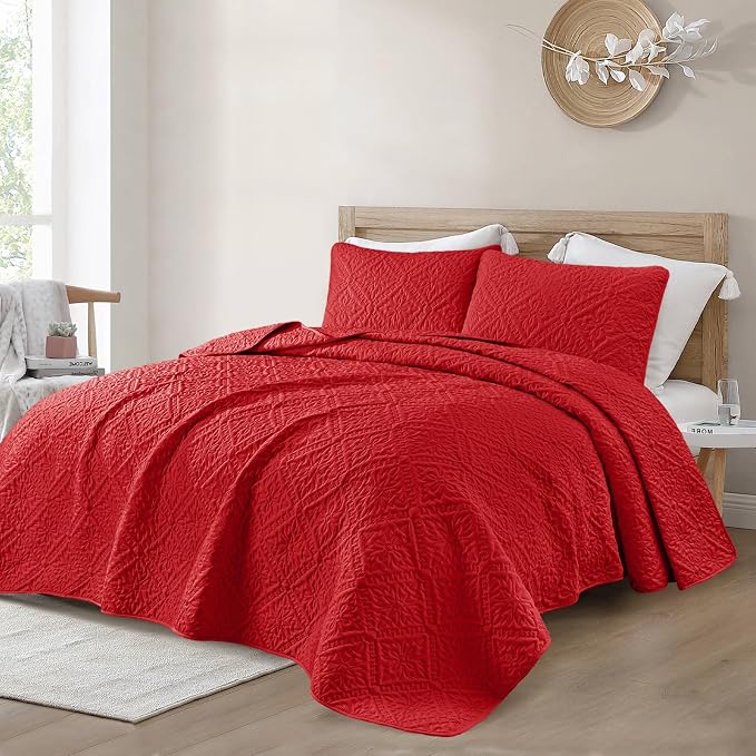 Exclusivo Mezcla Twin Quilt Bedding Set, Lightweight Soft Bedspreads Coverlets - Image 2