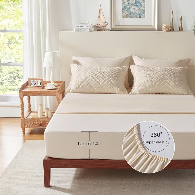 Zzlpp Queen Comforter Set 7 Pieces, Tufted Boho Bedding Set - Image 6