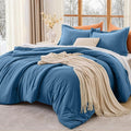 MUXHOMO Full Comforter Sets, All Season Ultra Soft Down Alternative Bedding by MUXHOMO
