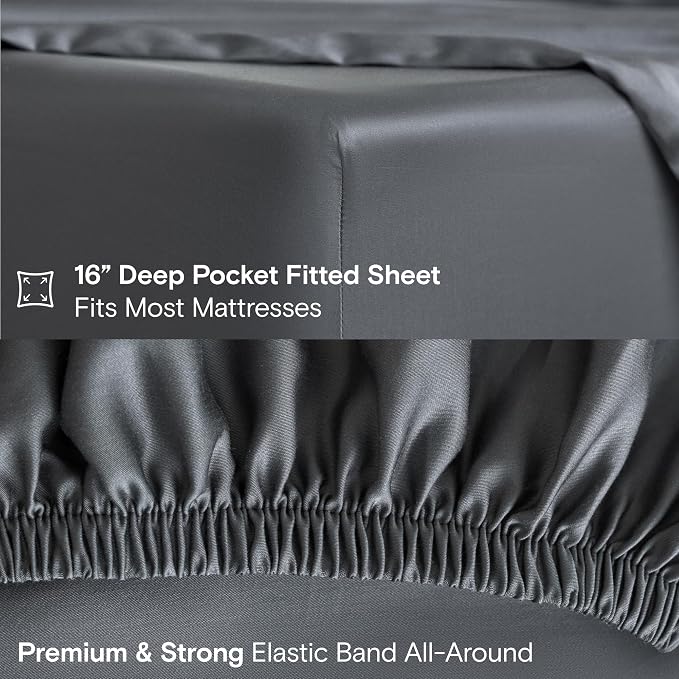 DOZ Sheet Set, 100% Viscose derived from Bamboo, Organically Grown, Buttery Soft - Image 5