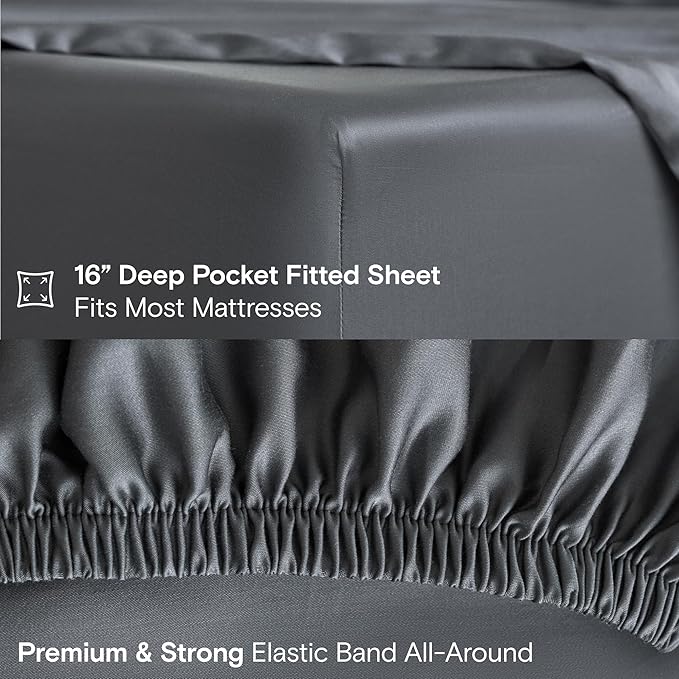 DOZ Sheet Set, 100% Viscose derived from Bamboo, Organically Grown, Buttery Soft - Image 5