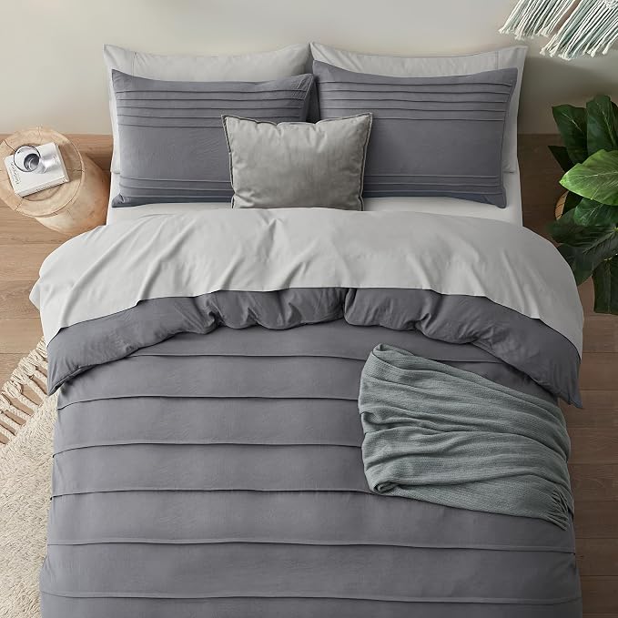 Oli Anderson Grey Duvet Cover Queen Size - Image 5