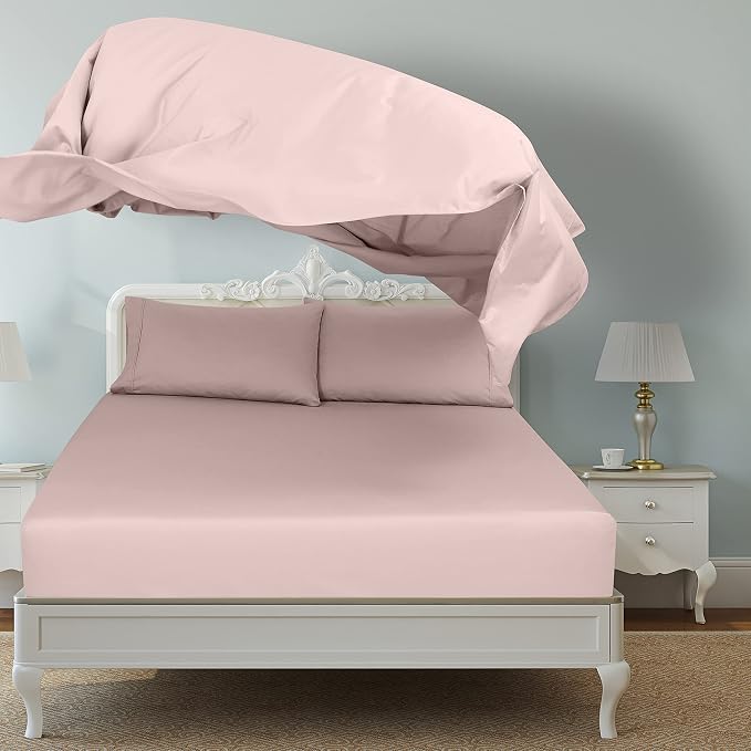 Royale Linens 2 Pack Bulk Flat Sheet Set - Image 3