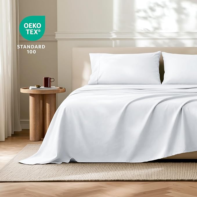 Bare Home Queen Flat Sheet - Image 4