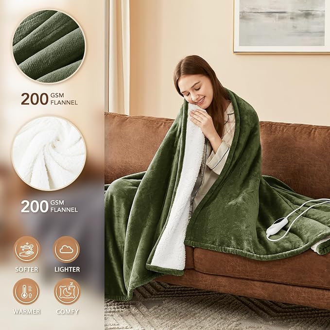 Homemate Electric Heated Blanket King Size - Image 2
