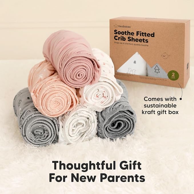 KeaBabies 2-Pack Organic Crib Sheets - Image 9
